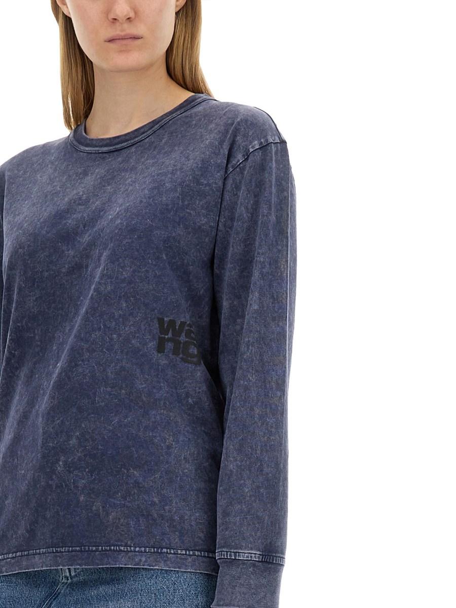 ALEXANDERWANG.T FELPA IN COTONE