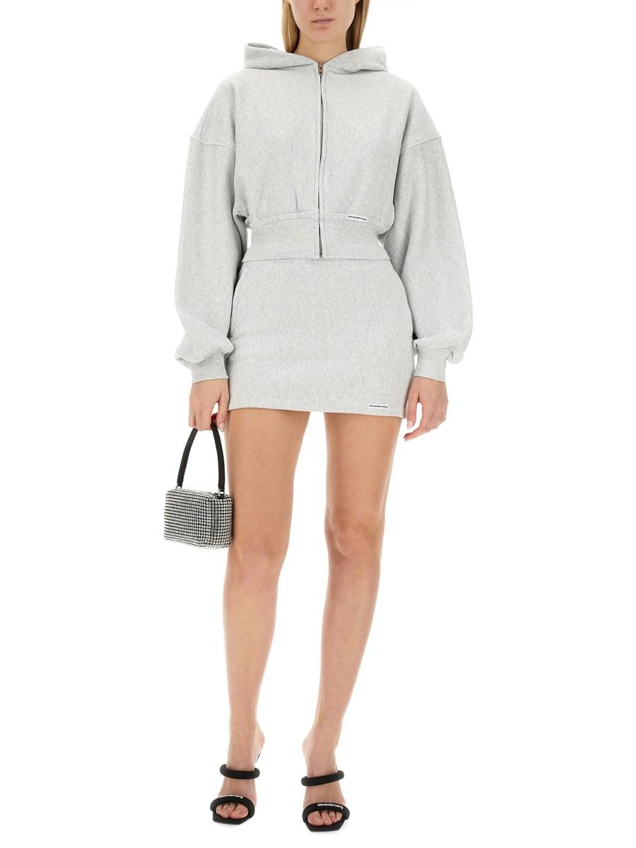 ALEXANDERWANG.T FELPA IN COTONE CON LOGO