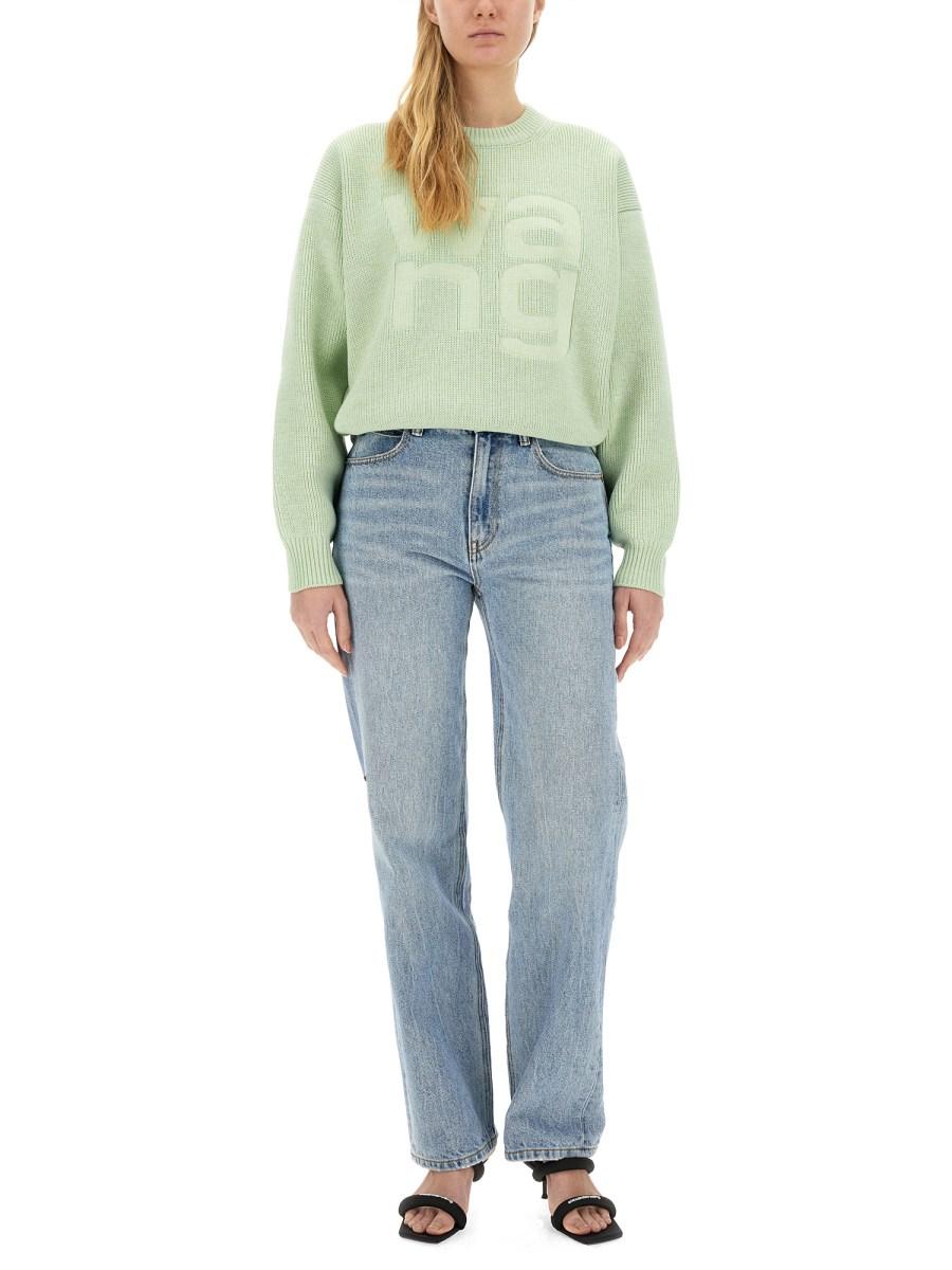 ALEXANDERWANG.T MAGLIA CON LOGO