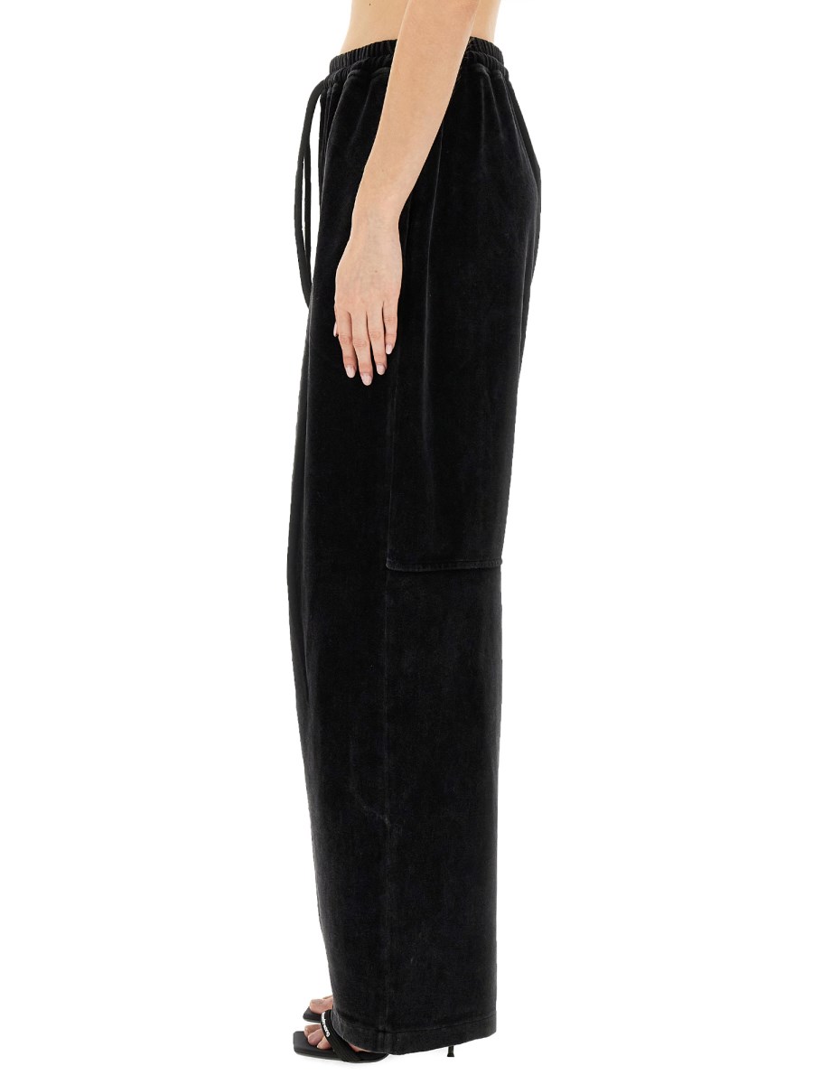 ALEXANDERWANG.T PANTALONE JOGGING IN VELOUR