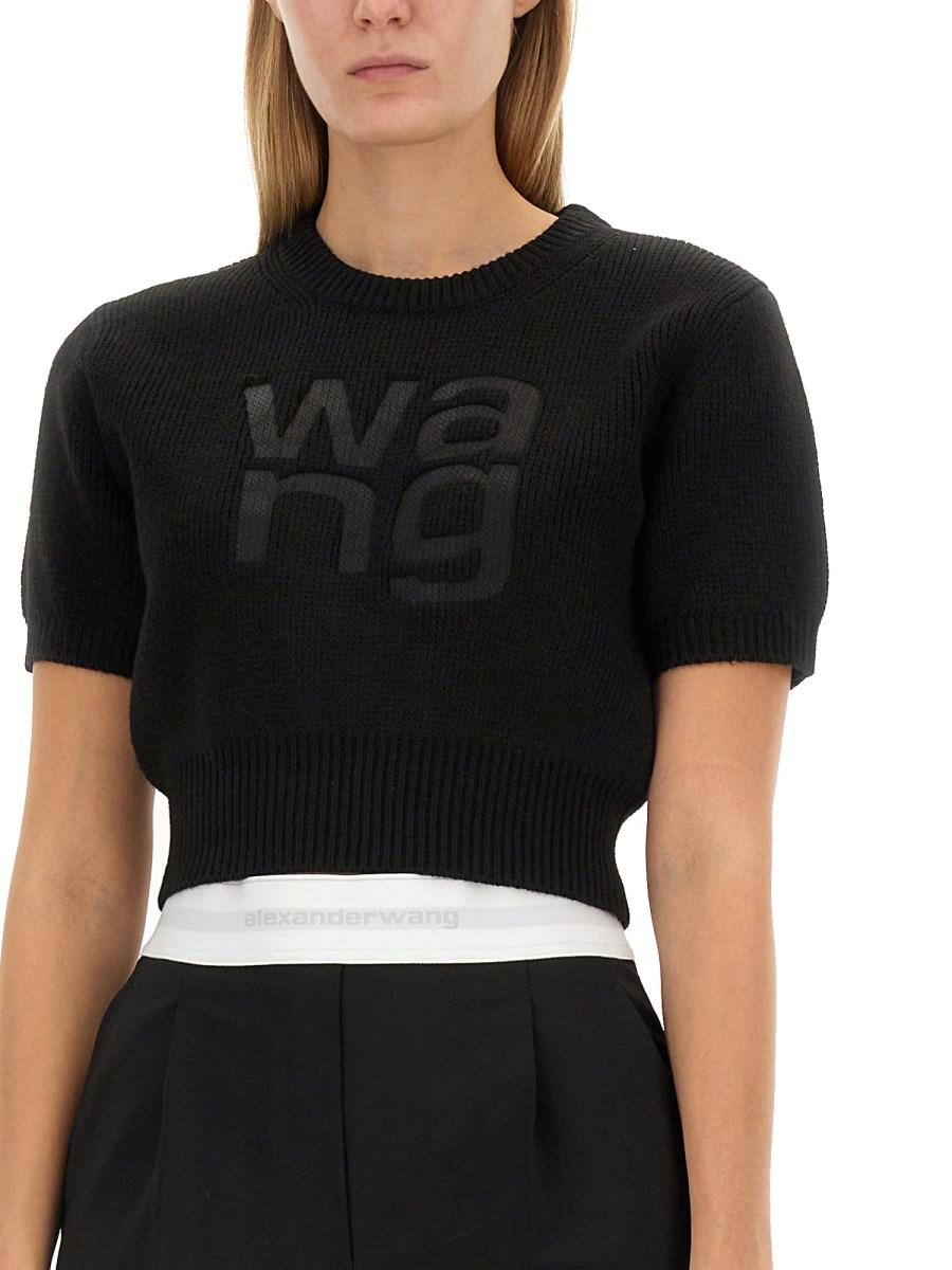ALEXANDERWANG.T T-SHIRT CON LOGO