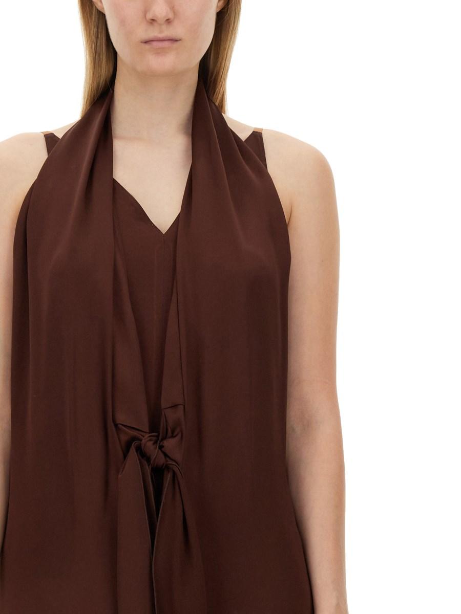 ALYSI ABITO IN SETA CREPE