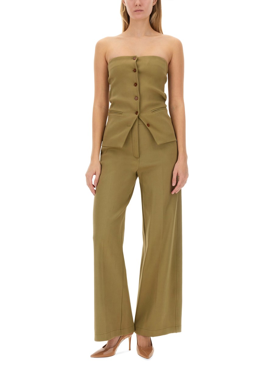 ALYSI BUSTIER CON BOTTONI