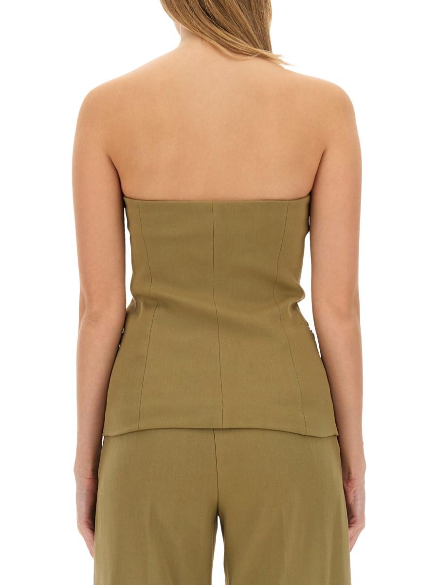 ALYSI BUSTIER CON BOTTONI