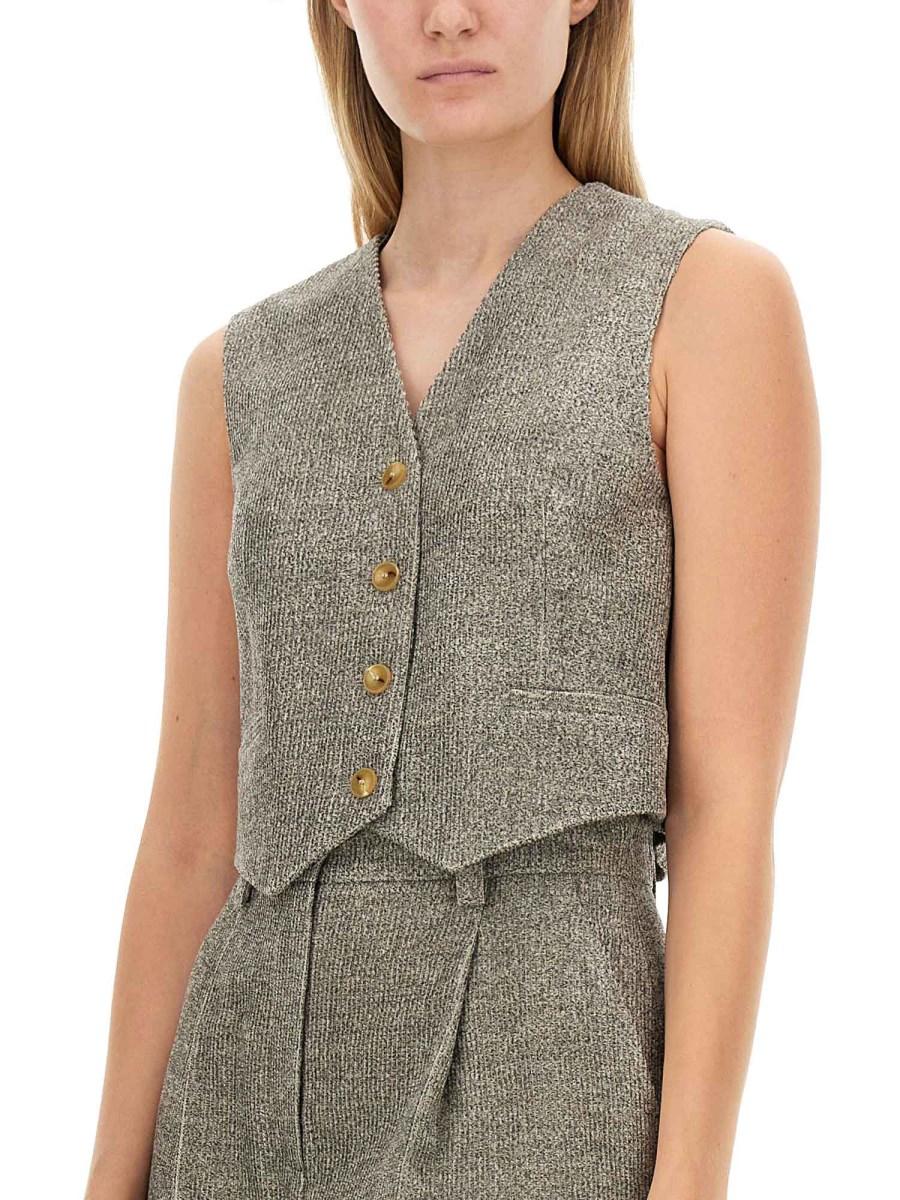 ALYSI GILET VELVET