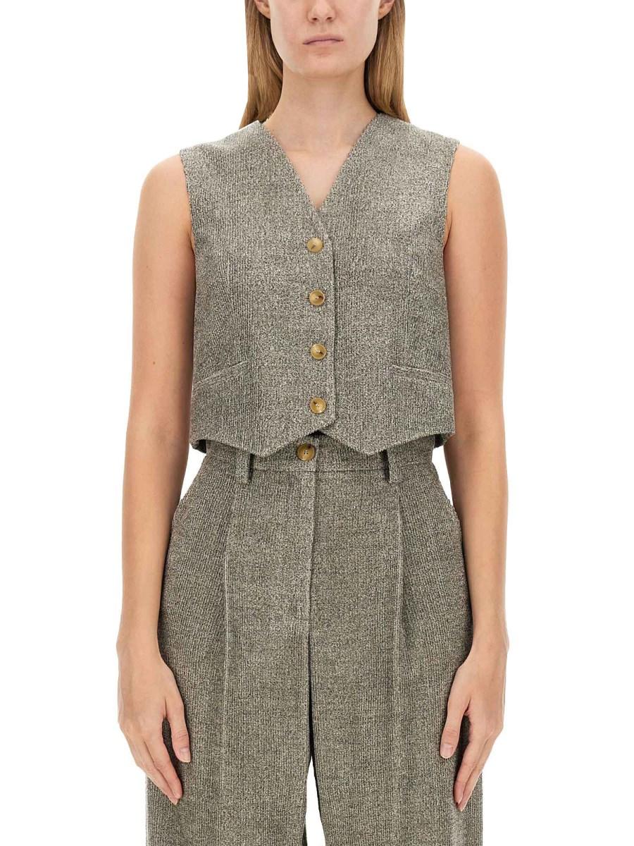 ALYSI GILET VELVET