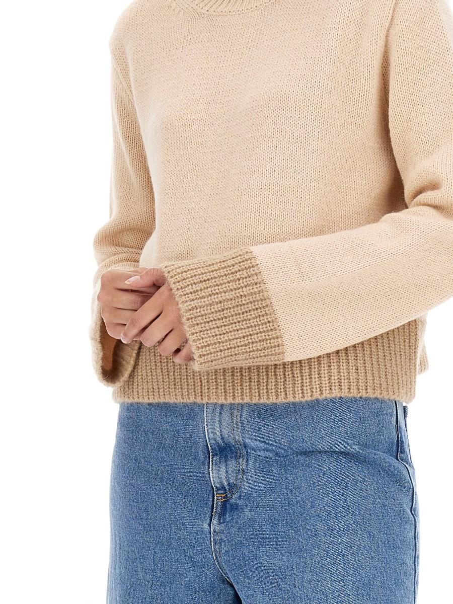 ALYSI MAGLIA A COLLO ALTO IN MISTO LANA