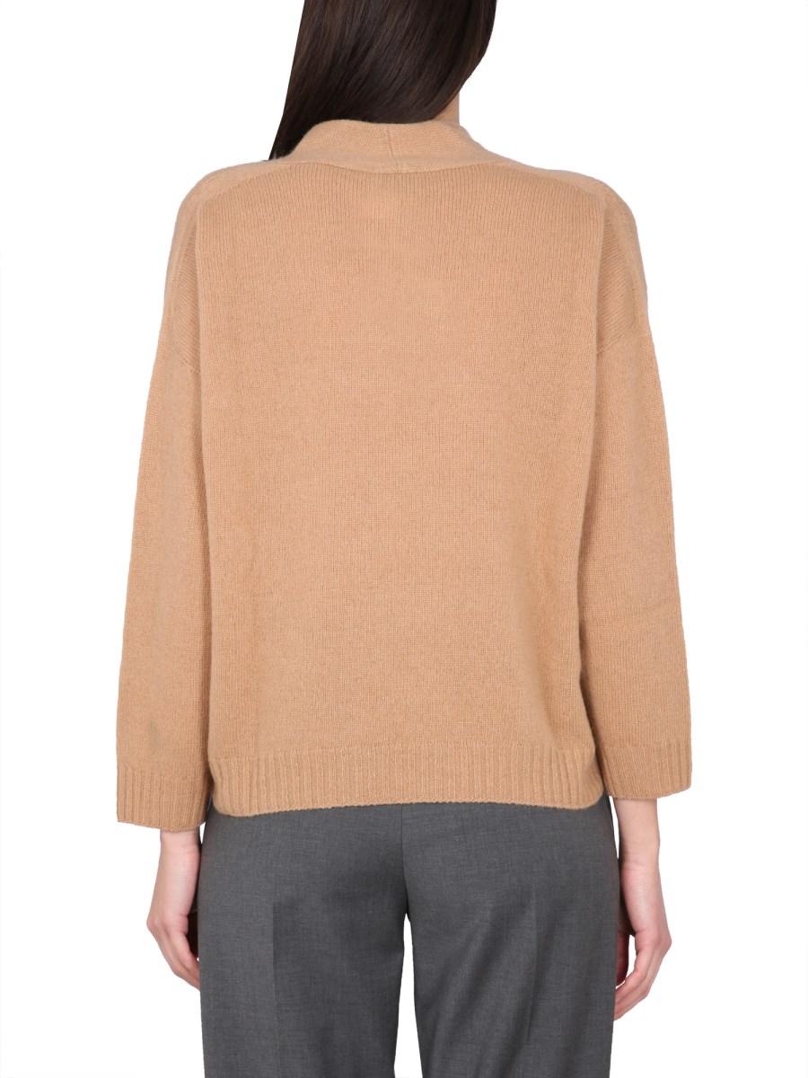 ALYSI MAGLIA IN LANA A SCOLLO A V