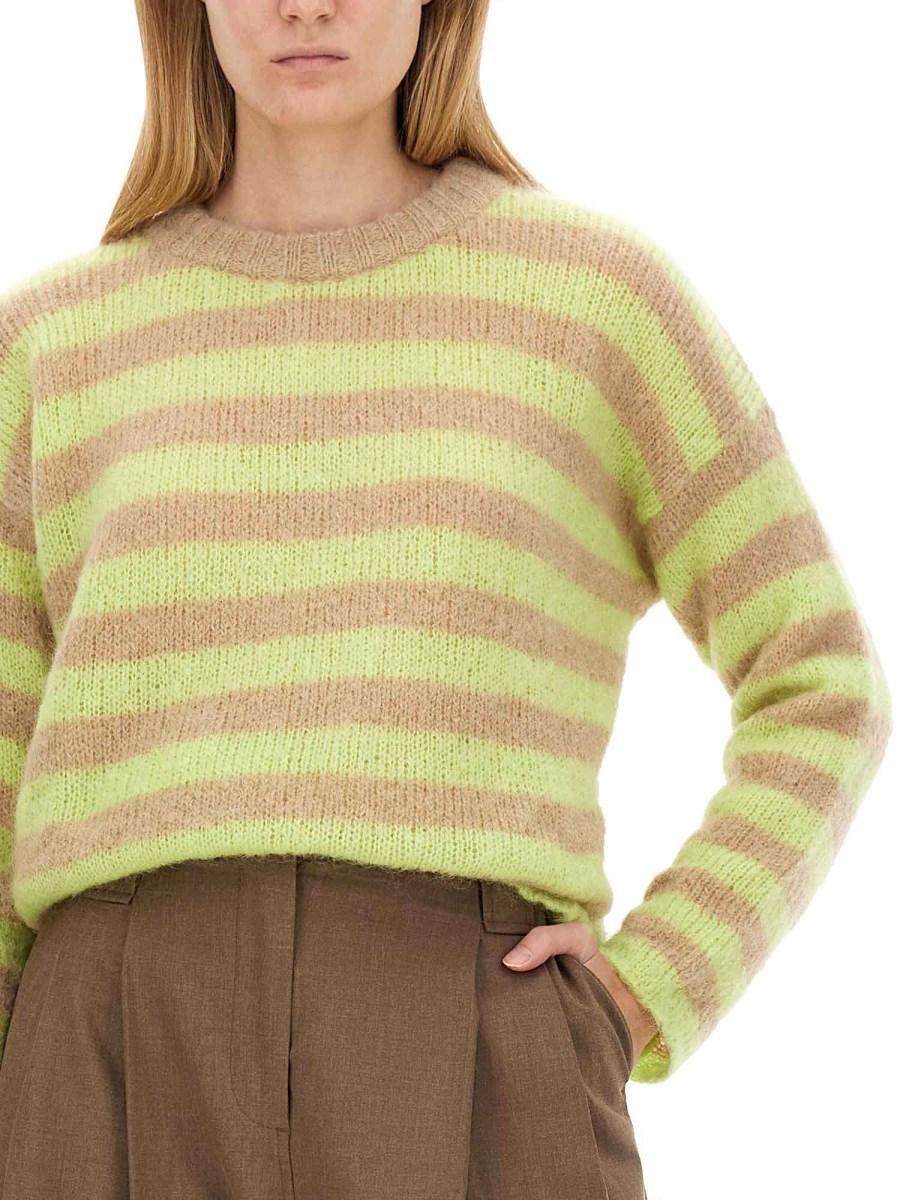 ALYSI MAGLIA IN MOHAIR CON MOTIVO RIGA