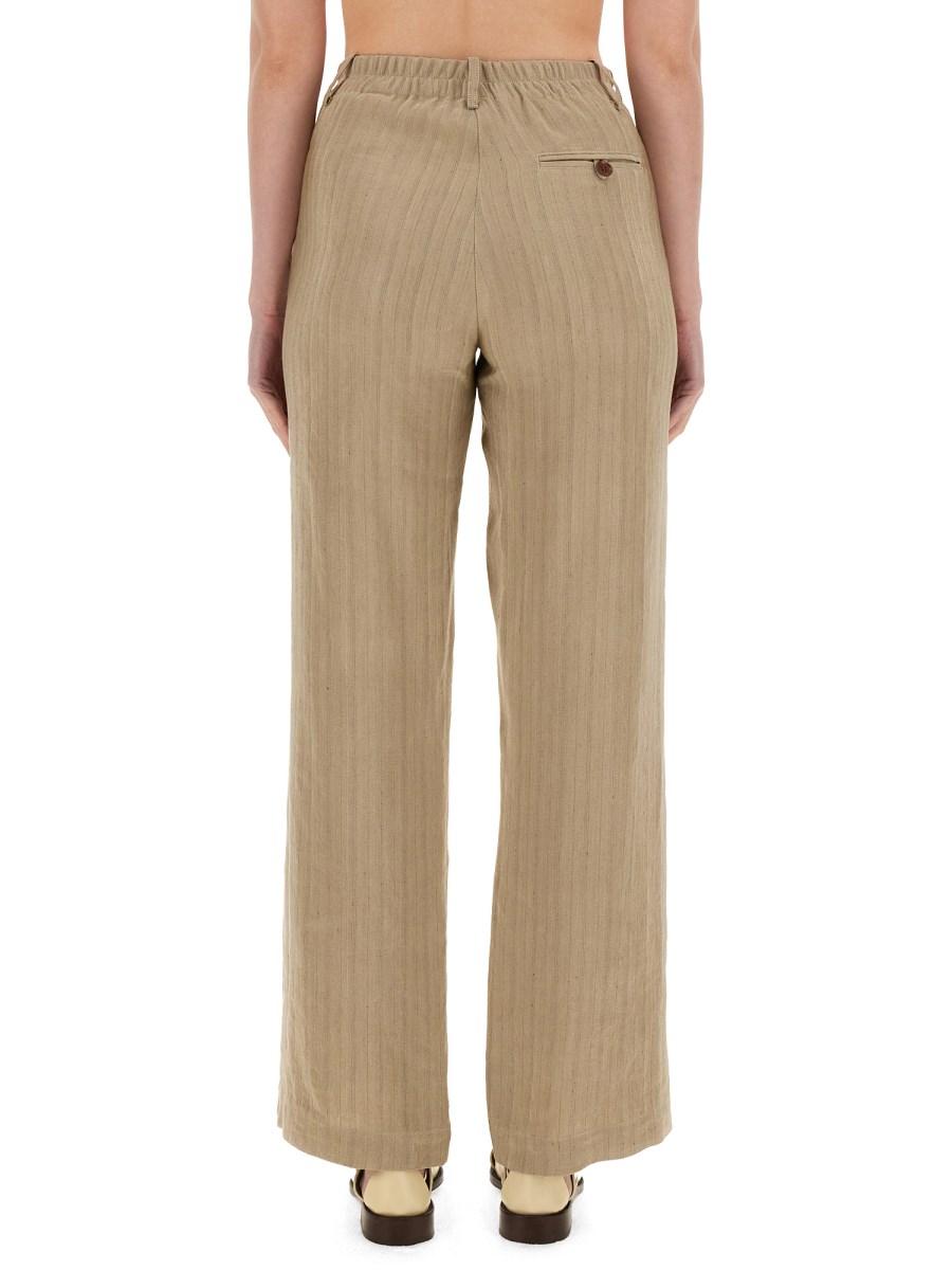 ALYSI PANTALONE IN LINO