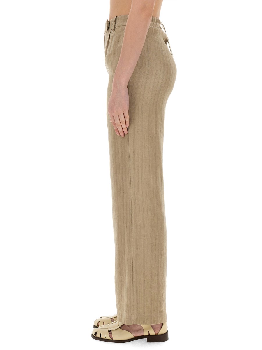 ALYSI PANTALONE IN LINO