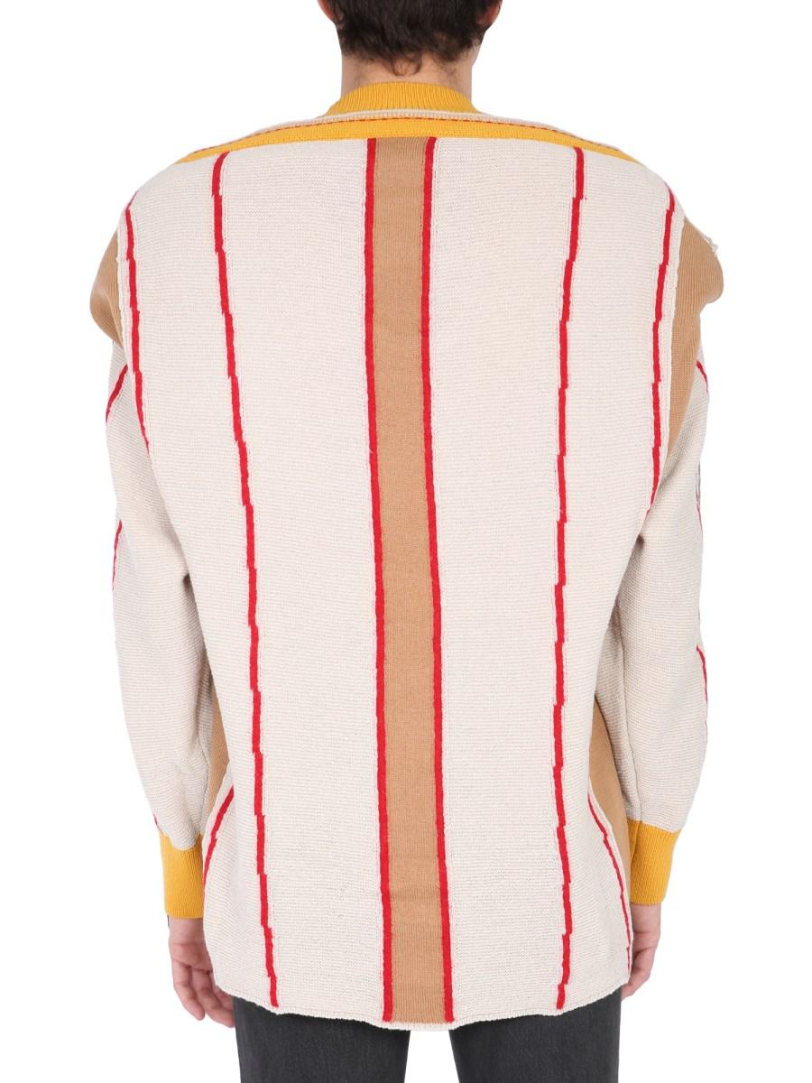 AMBUSH MAGLIA GIROCOLLO CON SILHOUETTE PIEGHEVOLE