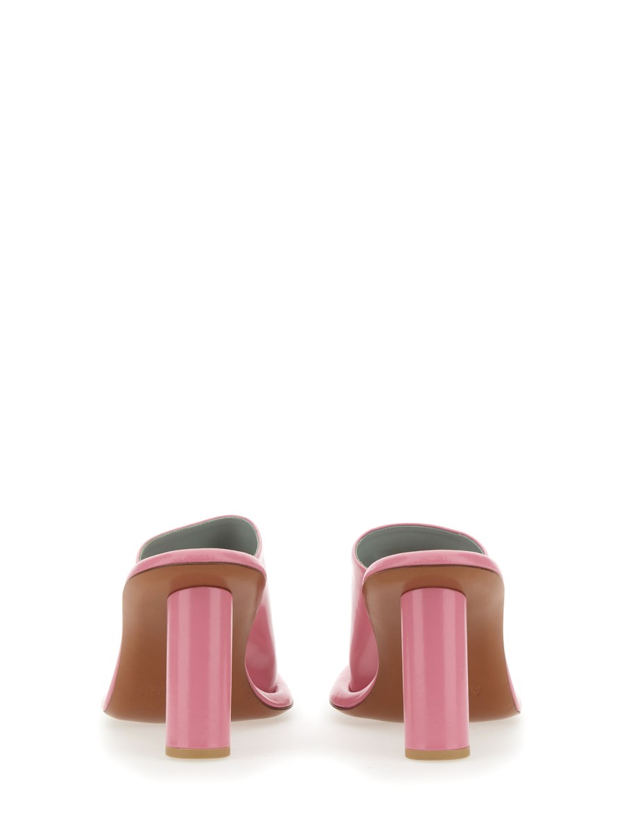 AMBUSH MULE CUSHION IN PELLE