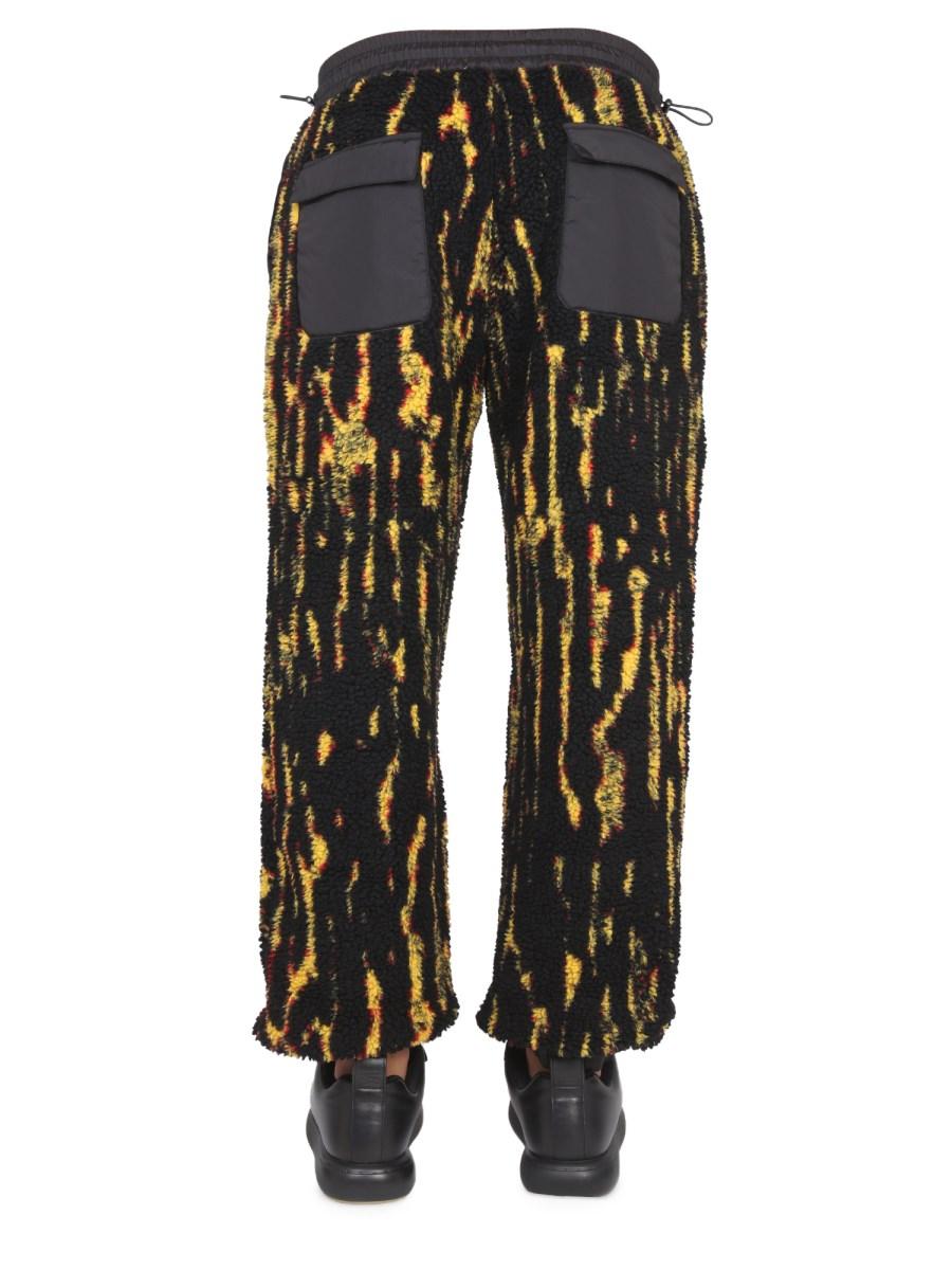 AMBUSH PANTALONE JOGGING IN TEDDY JACQUARD