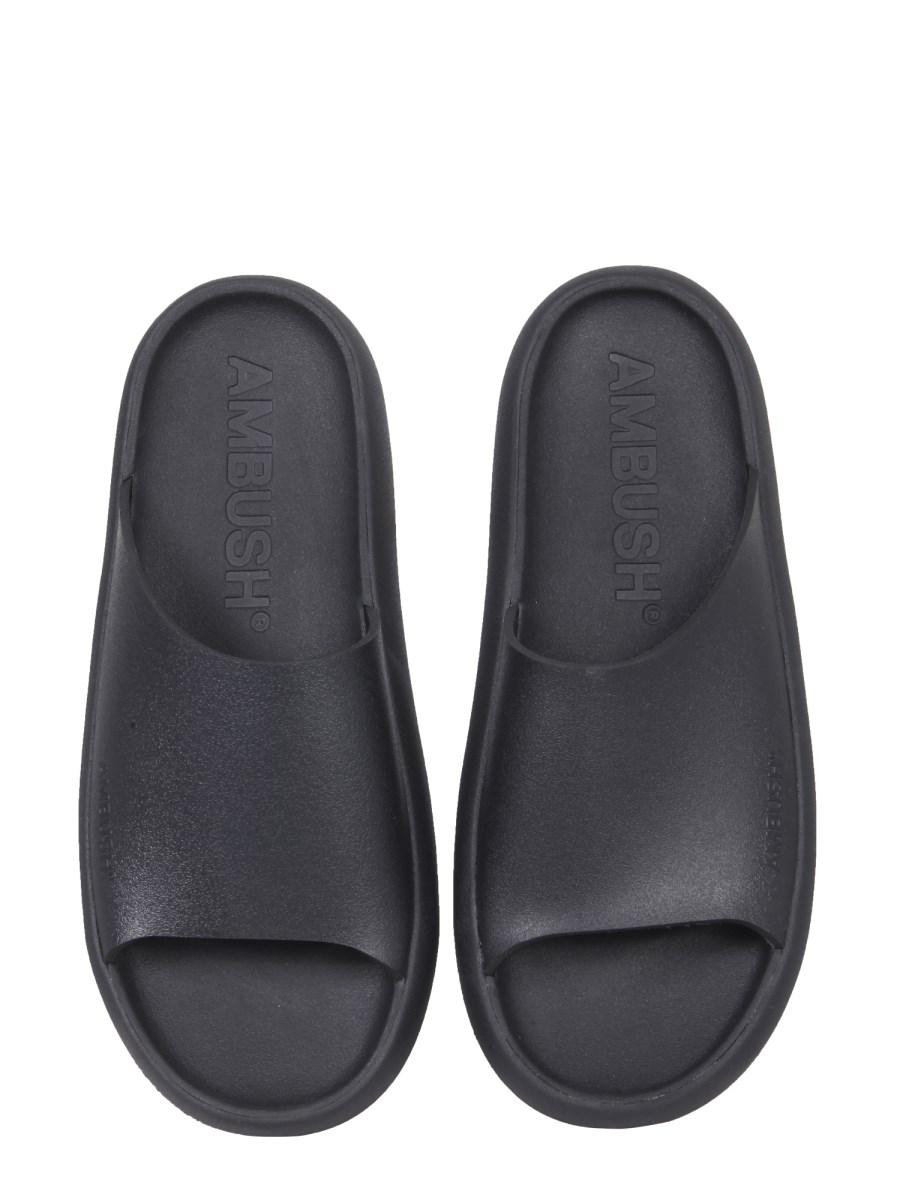 AMBUSH SANDALO SLIDE IN GOMMA CON LOGO