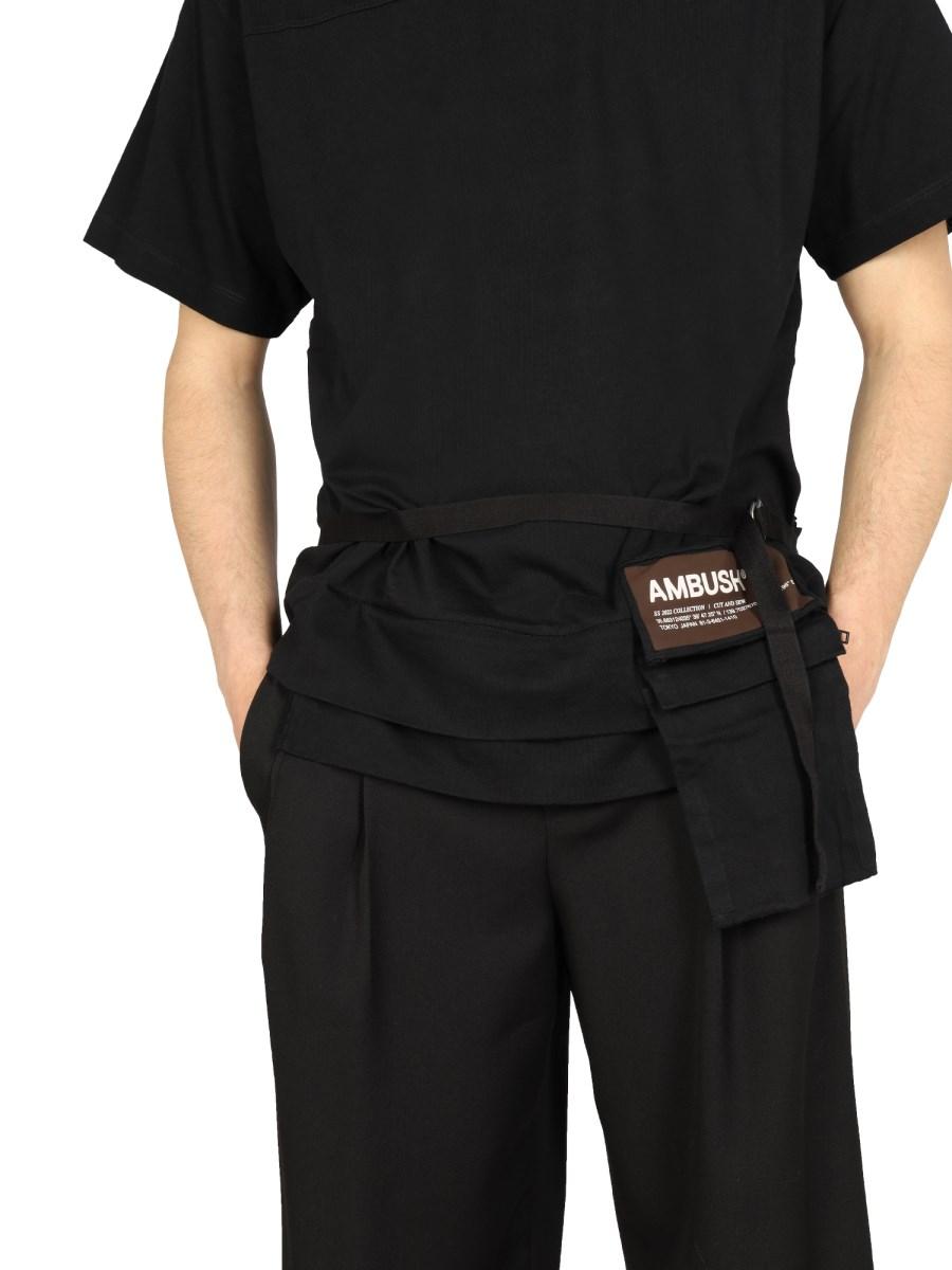 AMBUSH T-SHIRT IN COTONE CON TASCHINO
