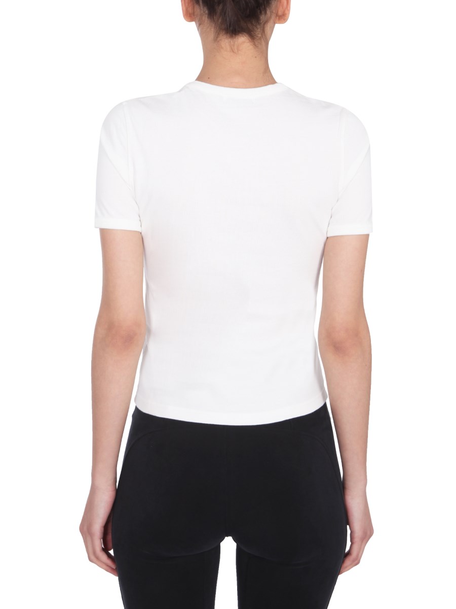 AMBUSH T-SHIRT SLIM FIT CON EMBLEMA RICAMATO