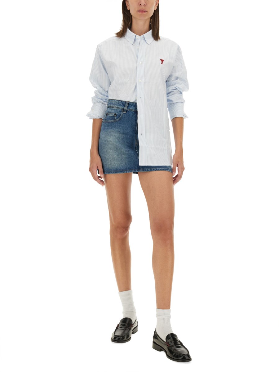 AMI PARIS CAMICIA A RIGHE