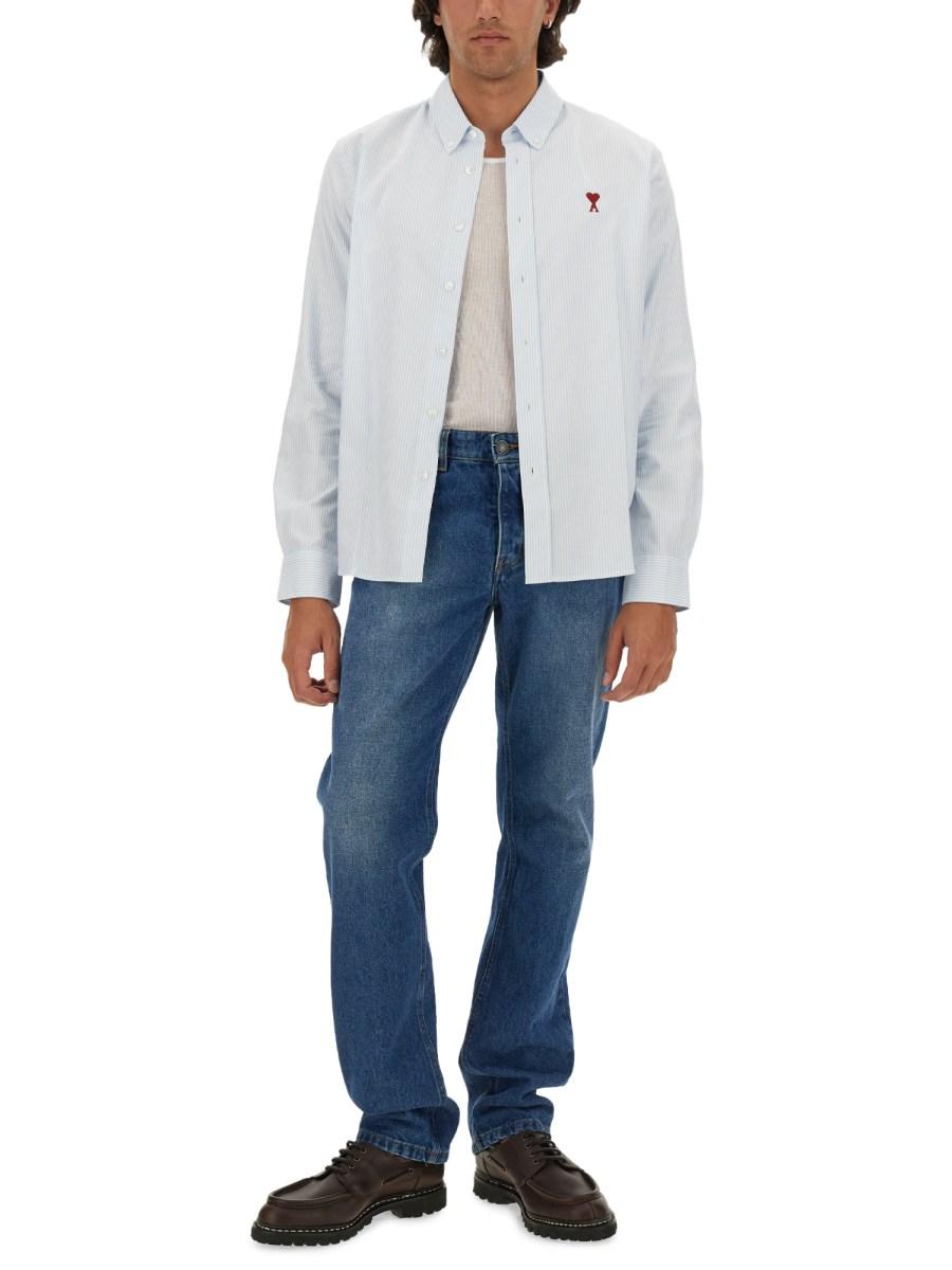 AMI PARIS CAMICIA A RIGHE