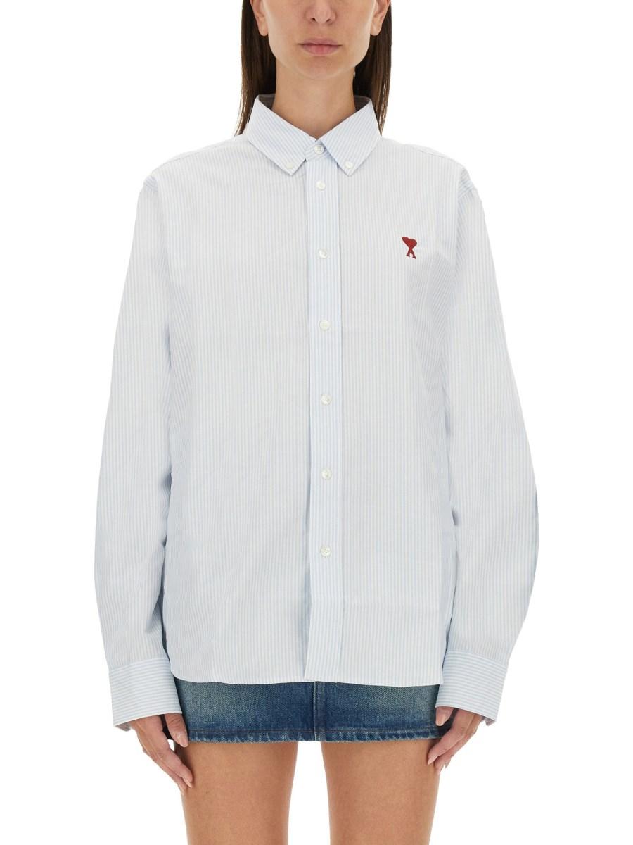 AMI PARIS CAMICIA A RIGHE