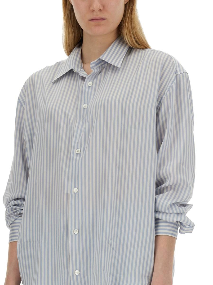 AMI PARIS CAMICIA BOXY FIT IN COTONE