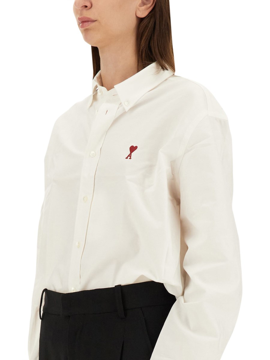 AMI PARIS CAMICIA CON LOGO