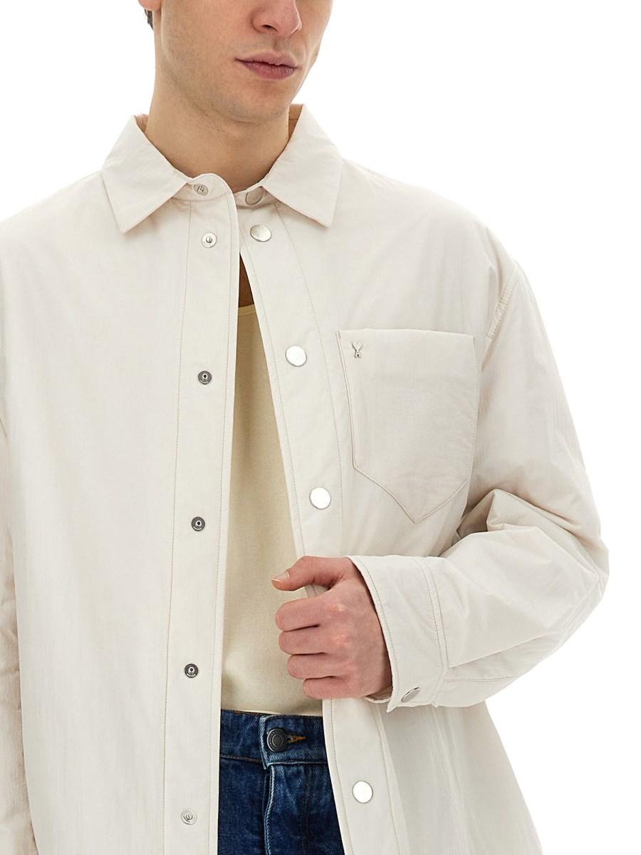 AMI PARIS CAMICIA IMBOTTITA IN NYLON