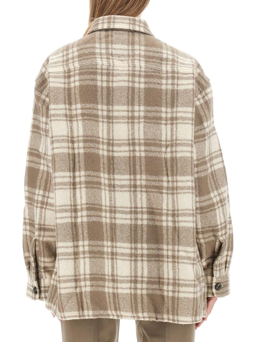 AMI PARIS CAMICIA OVERSIZE IN LANA