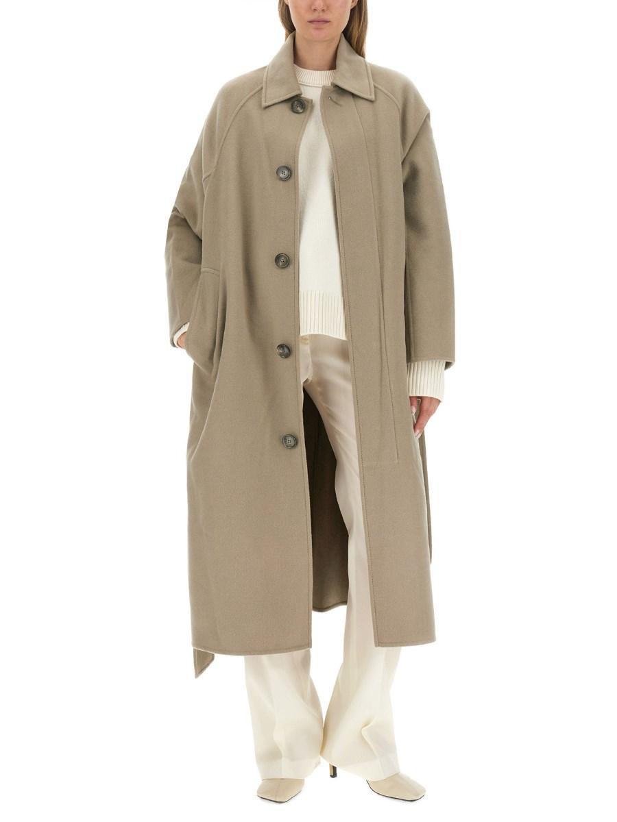 AMI PARIS CAPPOTTO CON CINTURA