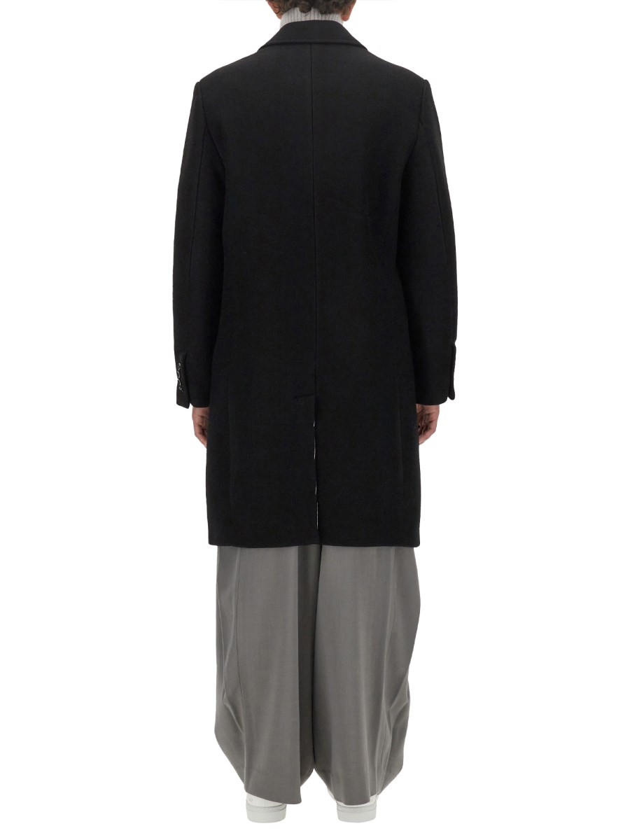 AMI PARIS CAPPOTTO MONOPETTO IN LANA