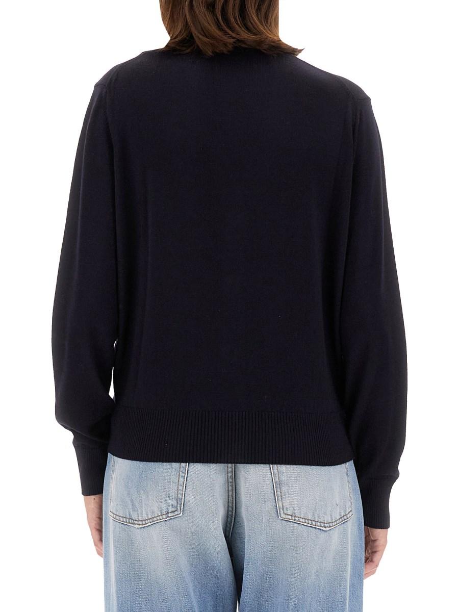 AMI PARIS CARDIGAN CON LOGO