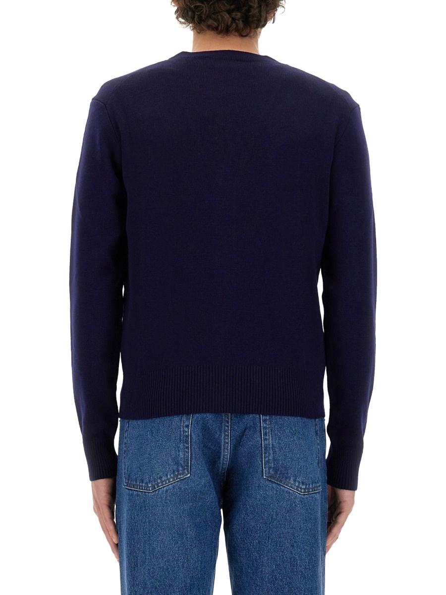 AMI PARIS CARDIGAN CON SCOLLO A V