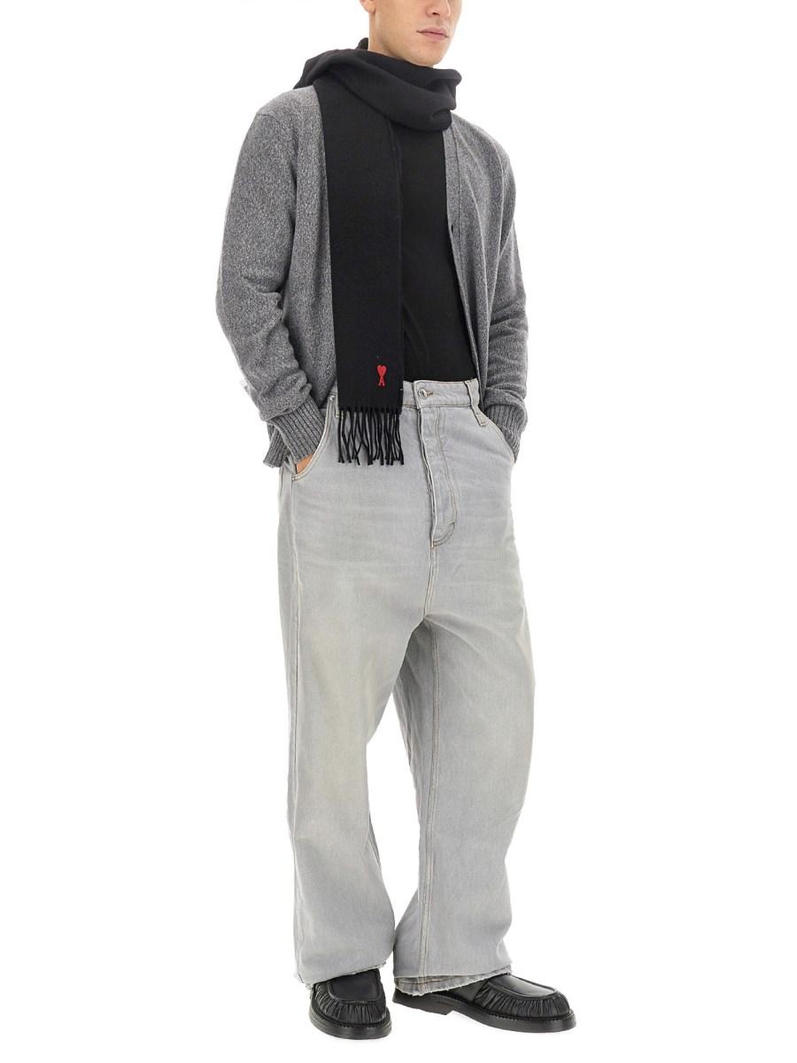 AMI PARIS CARDIGAN IN LANA E CASHMERE