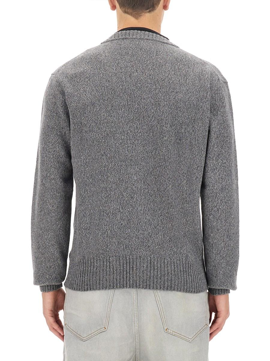 AMI PARIS CARDIGAN IN LANA E CASHMERE