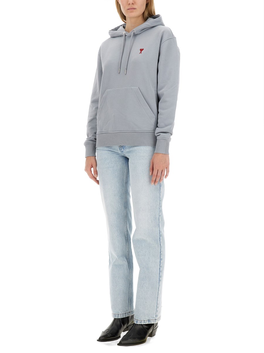 AMI PARIS FELPA CON LOGO