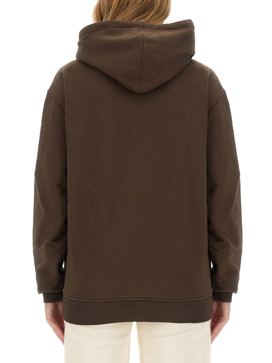 AMI PARIS FELPA IN COTONE CON LOGO