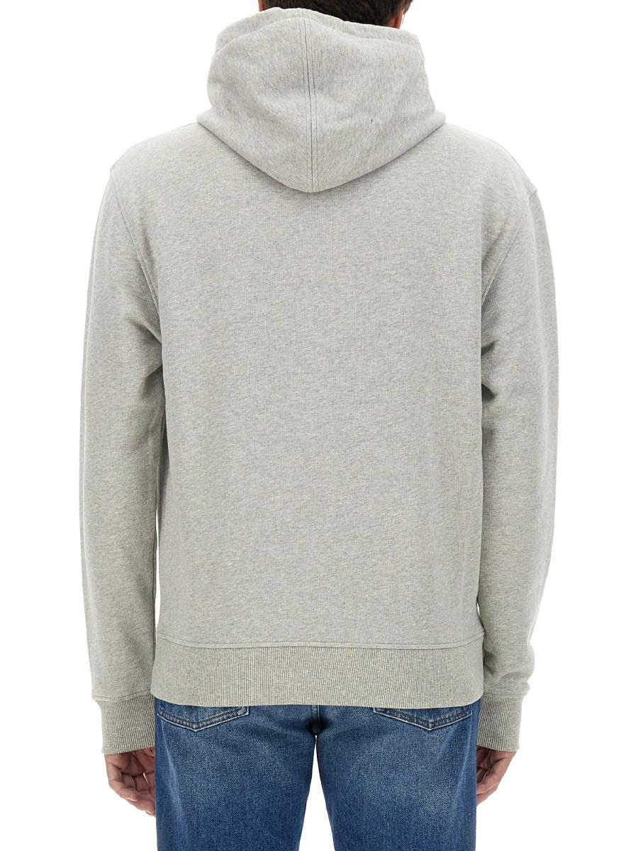 AMI PARIS FELPA IN COTONE CON LOGO
