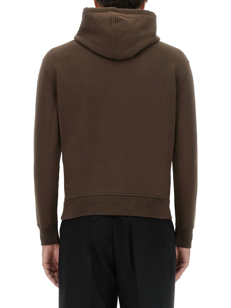 AMI PARIS FELPA IN COTONE CON LOGO