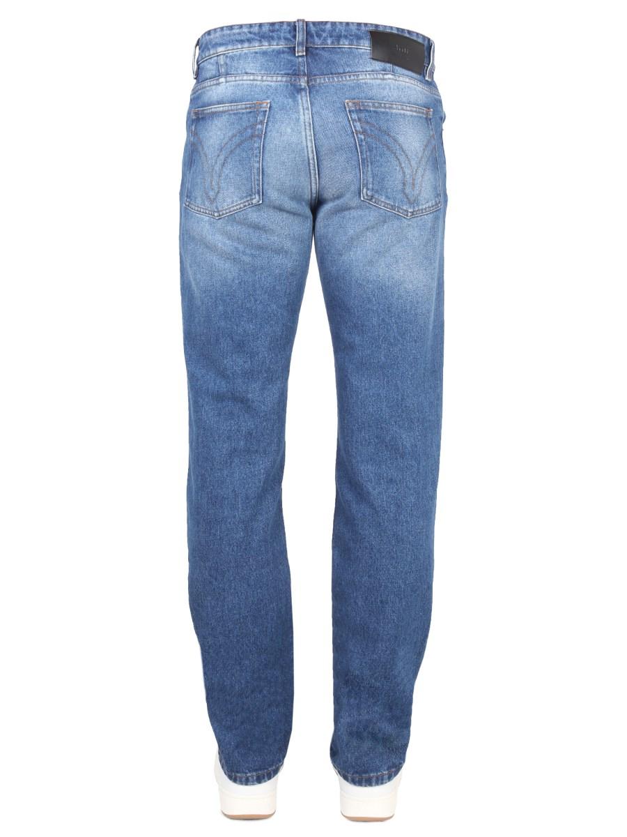 AMI PARIS JEANS CLASSIC FIT IN DENIM