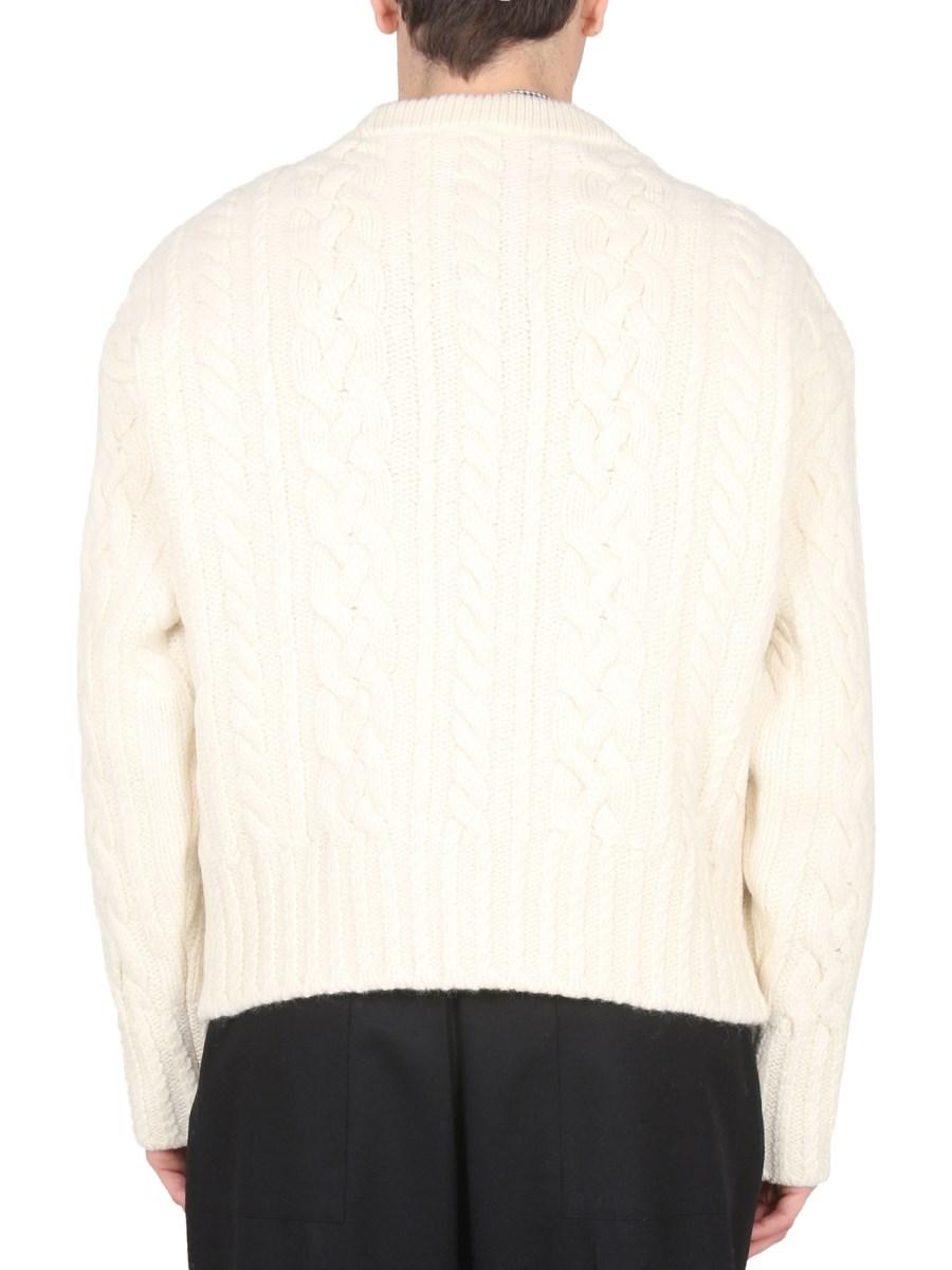 AMI PARIS MAGLIA GIROCOLLO IN LANA