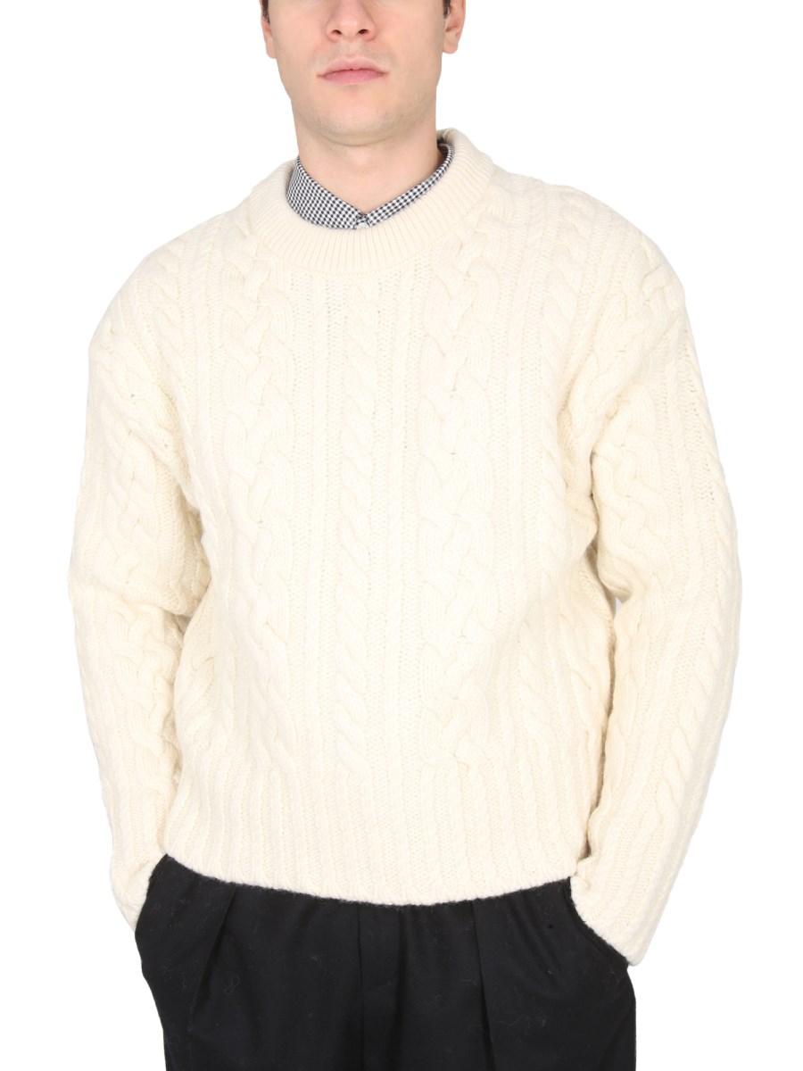 AMI PARIS MAGLIA GIROCOLLO IN LANA