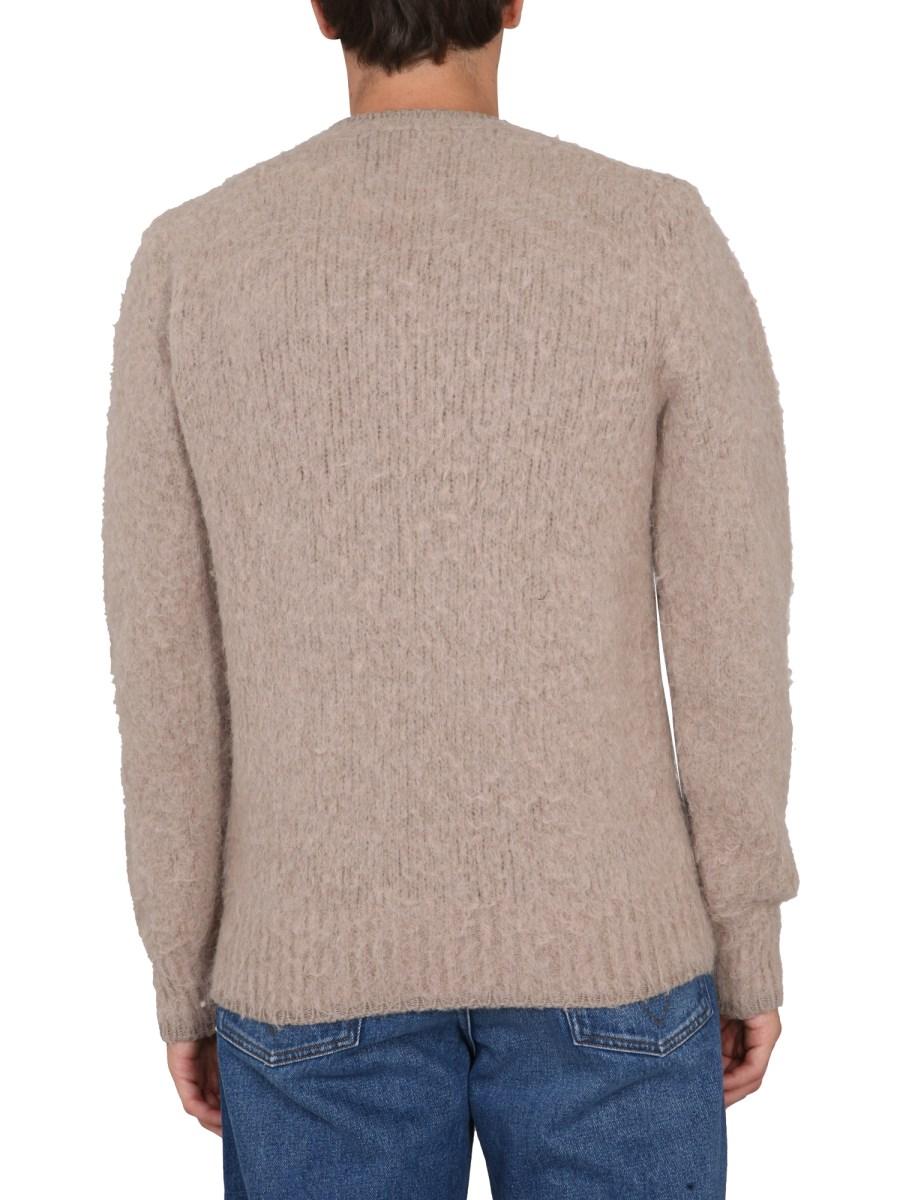 AMI PARIS MAGLIA GIROCOLLO IN LANA