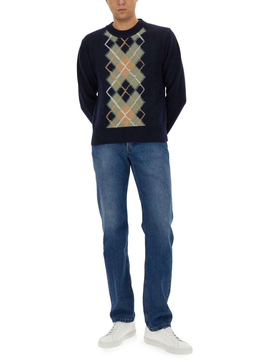 AMI PARIS MAGLIA IN LANA E CASHMERE