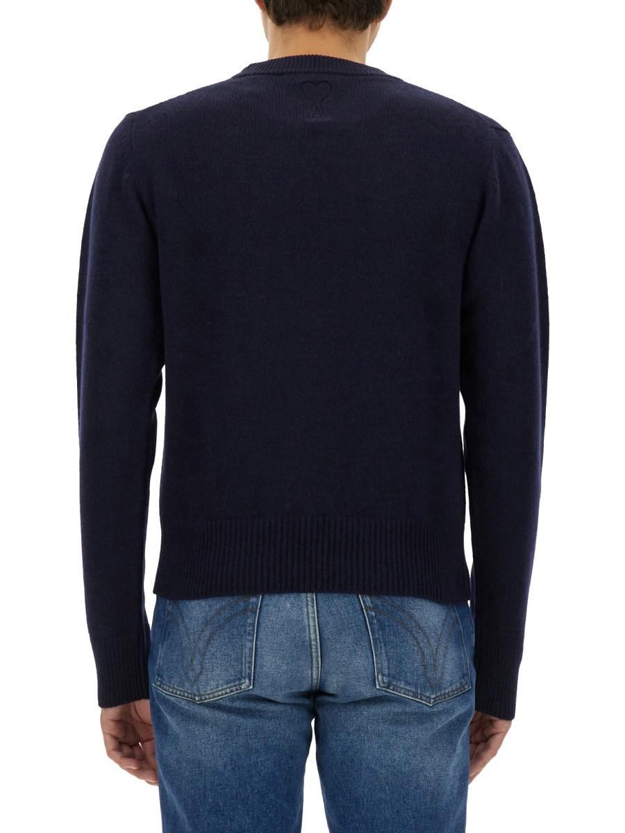 AMI PARIS MAGLIA IN LANA E CASHMERE