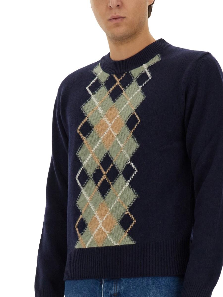 AMI PARIS MAGLIA IN LANA E CASHMERE