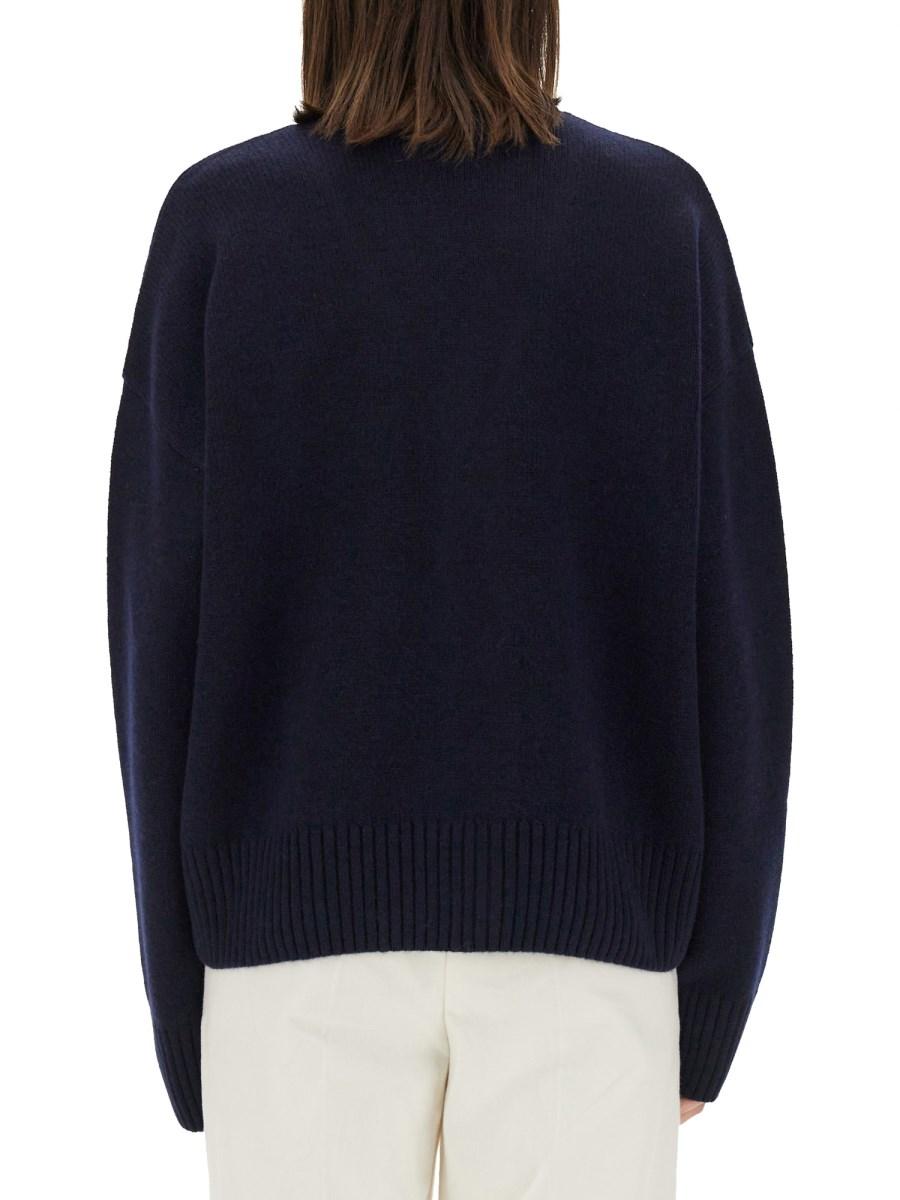 AMI PARIS MAGLIA IN LANA E CASHMERE