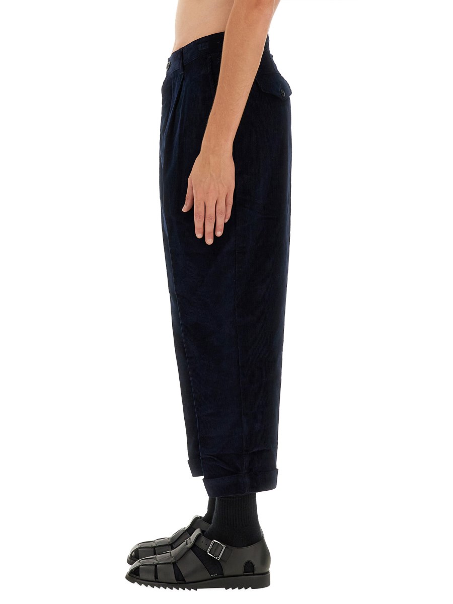 AMI PARIS PANTALONE CARROT FIT IN COTONE