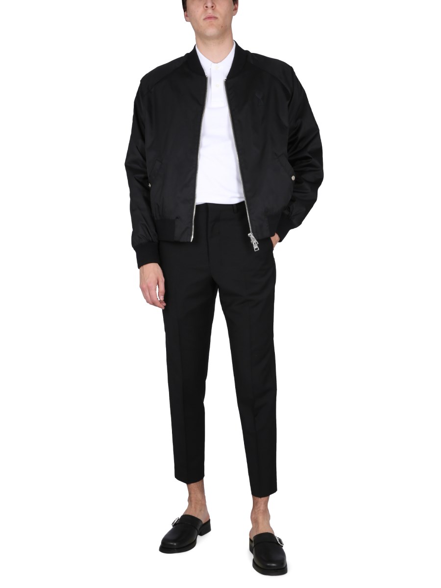 AMI PARIS PANTALONE IN LANA VERGINE