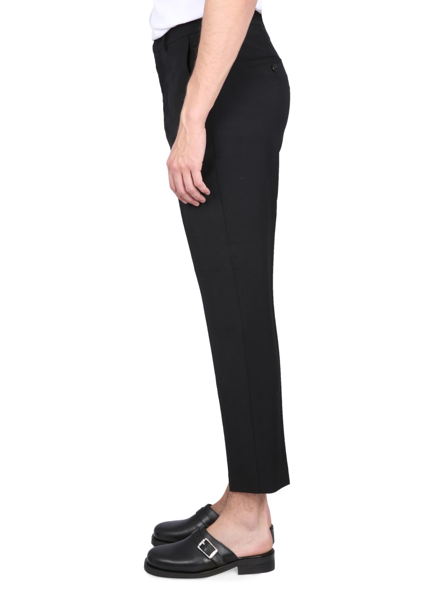 AMI PARIS PANTALONE IN LANA VERGINE
