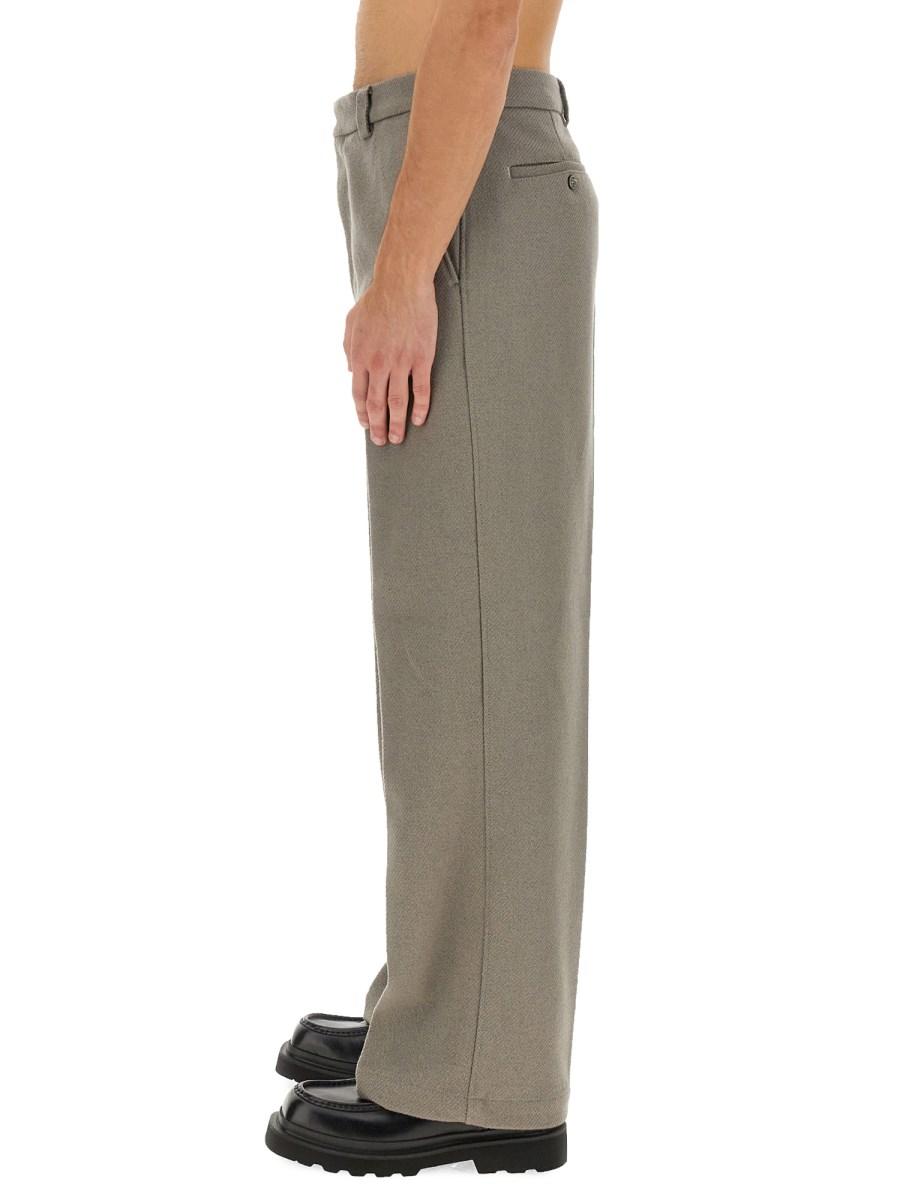 AMI PARIS PANTALONE WIDE FIT IN LANA